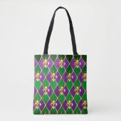 Jewelry Background Mardi Gras Tote Bag (Voorkant)