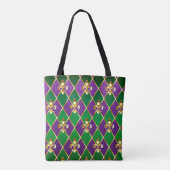 Jewelry Background Mardi Gras Tote Bag (Achterkant)
