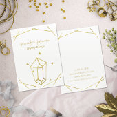 Jewelry Design Gold Foil Geometric Visitekaartje