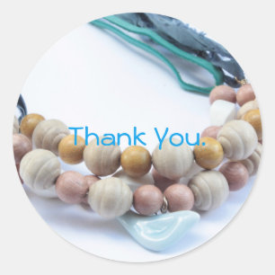 Jewelry Design Hartelijk dank voor ronde stickers