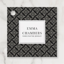 Jewelry Designer Black White Motif Pattern Price