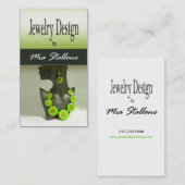 Jewelry Designer Custom Jeweler Visitekaartje (Voorkant / Achterkant)