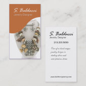 Jewelry Designer Custom Jeweler Visitekaartje (Voorkant / Achterkant)