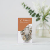 Jewelry Designer Custom Jeweler Visitekaartje (Staand voorkant)