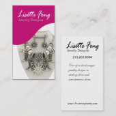 Jewelry Designer Custom Jeweler Visitekaartje (Voorkant / Achterkant)