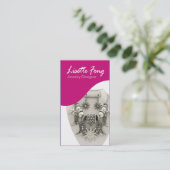 Jewelry Designer Custom Jeweler Visitekaartje (Staand voorkant)