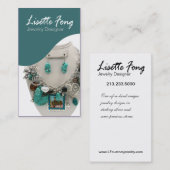 Jewelry Designer Custom Jeweler Visitekaartje (Voorkant / Achterkant)