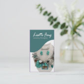 Jewelry Designer Custom Jeweler Visitekaartje (Staand voorkant)