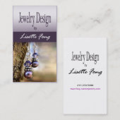 Jewelry Designer Custom Jeweler Visitekaartje (Voorkant / Achterkant)