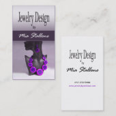 Jewelry Designer Custom Jeweler Visitekaartje (Voorkant / Achterkant)