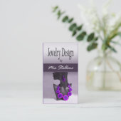 Jewelry Designer Custom Jeweler Visitekaartje (Staand voorkant)