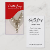 Jewelry Designer Custom Jeweler Visitekaartje (Voorkant / Achterkant)