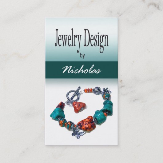 Jewelry Designer Custom Jeweler Visitekaartje (Voorkant)