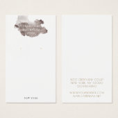 Jewelry Designer Glitter Wash Earring Display Kaar Visitekaartje (Voorkant /achterkant)