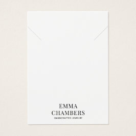 Jewelry Designer Ketting Bracelet Visitekaartje