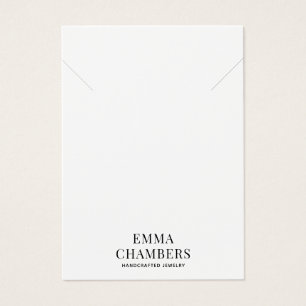 Jewelry Designer Ketting Bracelet Visitekaartje