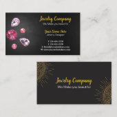 Jewelry Designer/Seller Visitekaartje (Voorkant / Achterkant)