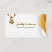 Jewelry Designer/Seller Visitekaartje (Achterkant)