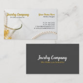 Jewelry Designer/Seller Visitekaartje (Voorkant / Achterkant)
