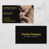 Jewelry Designer/Seller Visitekaartje (Voorkant / Achterkant)
