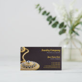 Jewelry Designer/Seller Visitekaartje (Staand voorkant)