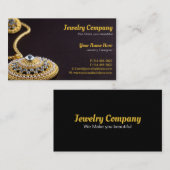 Jewelry Designer/Seller Visitekaartje (Voorkant / Achterkant)