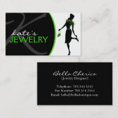 Jewelry Designer Visitekaartje (Voorkant / Achterkant)