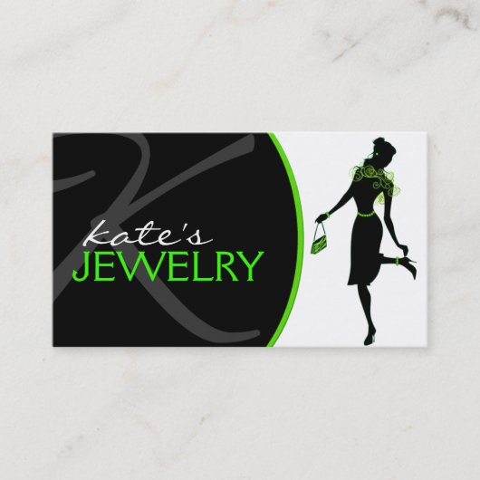 Jewelry Designer Visitekaartje (Voorkant)