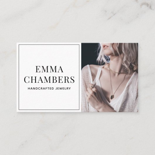 Jewelry Designer Visitekaartje (Voorkant)