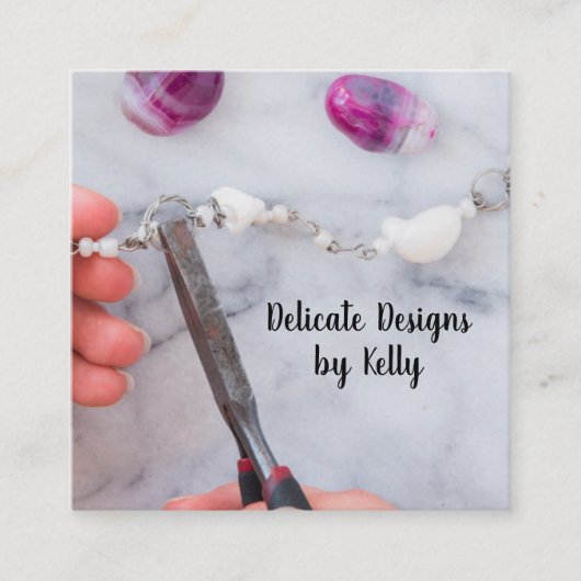 Jewelry Designer Visitekaartje (Voorkant)