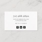 Jewelry Designer Visitekaartje (Achterkant)