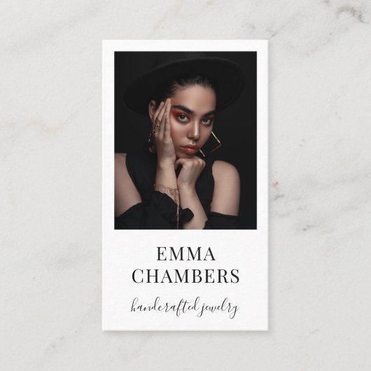 Jewelry Designer Visitekaartje (Voorkant)