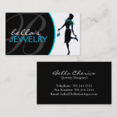 Jewelry Designer Visitekaartje (Voorkant / Achterkant)