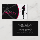 Jewelry Designer Visitekaartje (Voorkant / Achterkant)