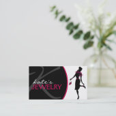 Jewelry Designer Visitekaartje (Staand voorkant)