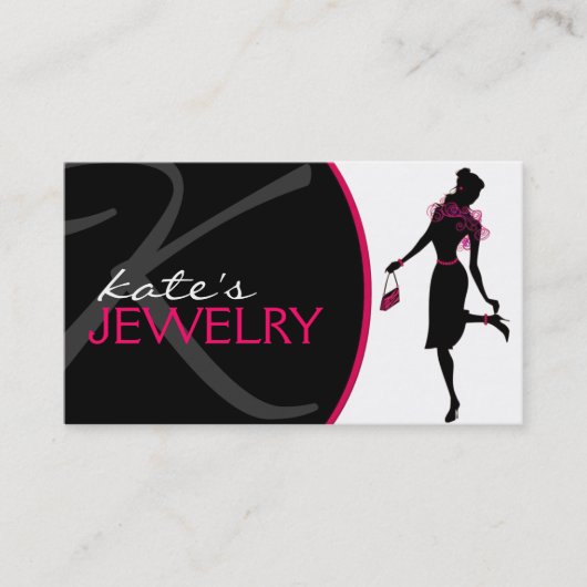 Jewelry Designer Visitekaartje (Voorkant)
