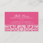 Jewelry Designer Visitekaartje (Achterkant)