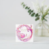 Jewelry Display Card - Ketting Vierkante Visitekaartje (Staand voorkant)