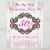 Jewelry Flyer Roos Ketting Bruin Roze (Achterkant)