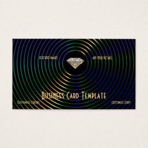 Jewelry Gem Logo Diamond Visitekaartje