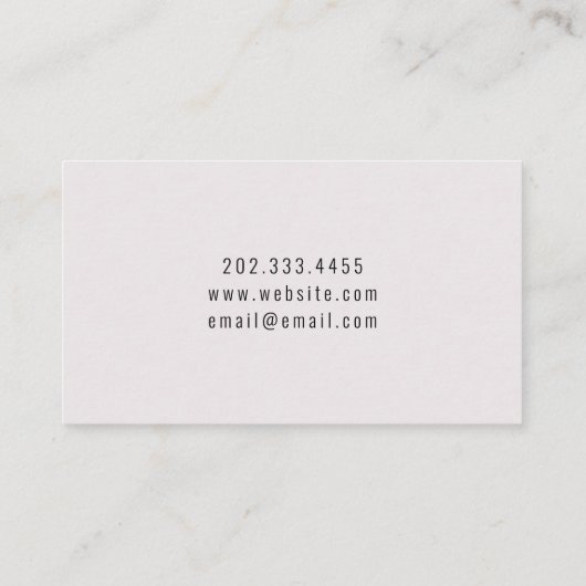 Jewelry Handmade Store Shop Visitekaartje (Achterkant)