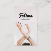 Jewelry Handmade Store Shop Visitekaartje (Voorkant)