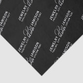 JEWELRY op persoonlijke naam Merk Business Silver Tissuepapier (Detail)