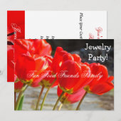 Jewelry Party! Uitnodiging tot het indienen van ui (Voorkant / Achterkant)