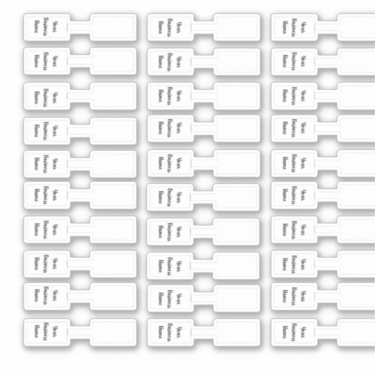 Jewelry Price Labels Business Name 30 Sticker (Voorkant)