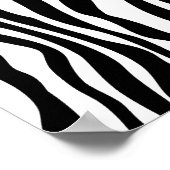 Jewelry Sale Damask Salon Zebra Valentijnse Poster (Hoek)