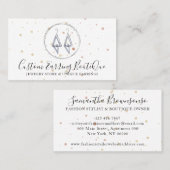 Jewelry Seller Silver Earring Visitekaartje (Voorkant / Achterkant)