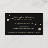 Jewelry Signature Gold Diamond Visitekaartje (Achterkant)