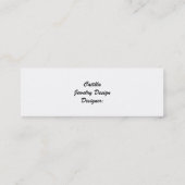 Jewelry Skinny Visitekaartje (Achterkant)