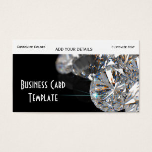 Jewelry Stone Rhinestone Diamonds Visitekaartje